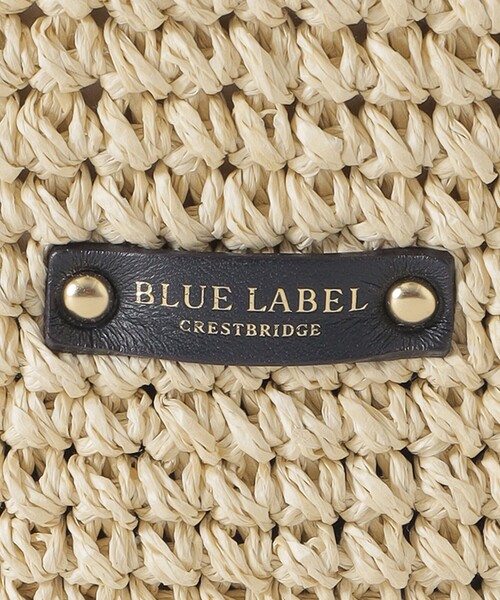 BLUE LABEL CRESTBRIDGE かごバッグ BLUE LABEL CRESTBRIDGE かごバッグ カゴバッグ ペーパーバケツ