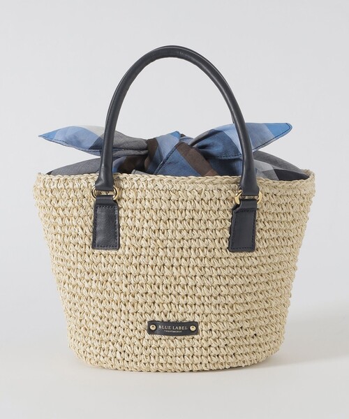 ブルーレーベル　かごバッグ BURBERRY BLUE LABEL - 美品！BULE LABEL ブルーレーベル