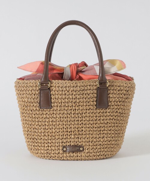 バーバリー　ブルーレーベル　カゴバッグ かごバッグ BURBERRY BLUE LABEL - BURBERRY バーバリー カゴバッグ ノバ
