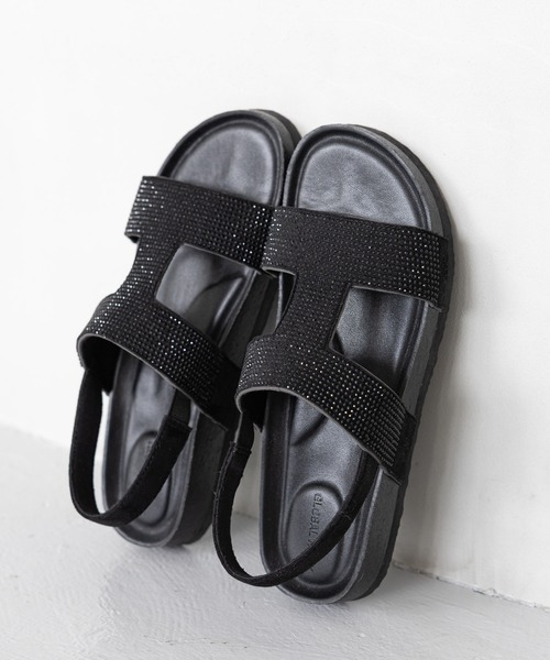 【GENTLEWOMAN】GW ロゴ サンダル 夏アイテム 商品No.K0063【購入商品】2024年夏 レディース ウェッジサンダル