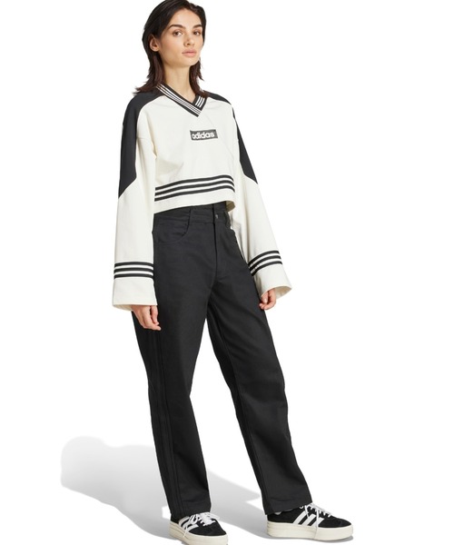 トレーナー スウェット adidas BLOCKING CREWNECK SWEAT SHIRT / アディダス ブロッキング クルーネック スウェッ adidas トレーナー スウェット BLOCKING CREWNECK SWEAT SHIRT