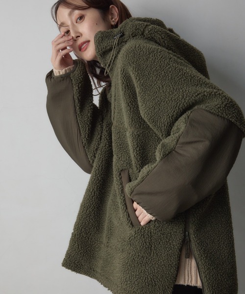 「Green Parks」 「chocol raffine robe」ブルゾン FREE ブラック レディース_画像7