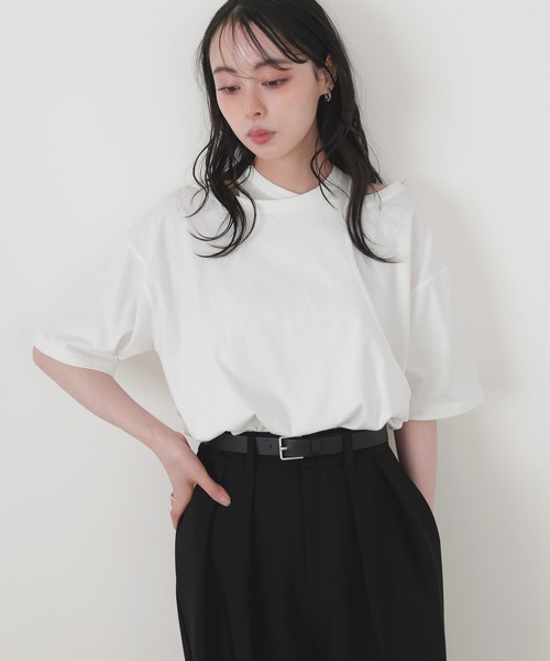 tシャツ アシンメトリーTシャツ レディース LIAN tシャツ アシンメトリーTシャツ レディース : ZOZOTOWN