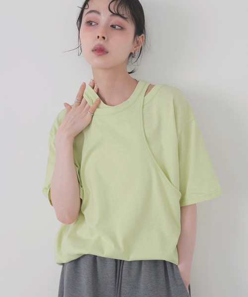 tシャツ アシンメトリーTシャツ レディース LIAN tシャツ アシンメトリーTシャツ レディース : ZOZOTOWN
