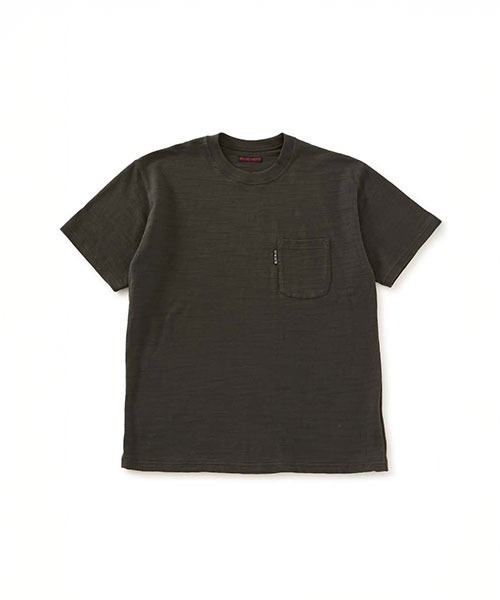 BLUE BLUE（ブルーブルー） tシャツ ヘビースラブテンジククルーネック