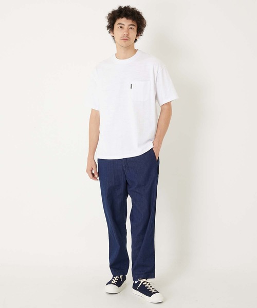 BLUE BLUE（ブルーブルー） tシャツ ヘビースラブテンジククルーネック