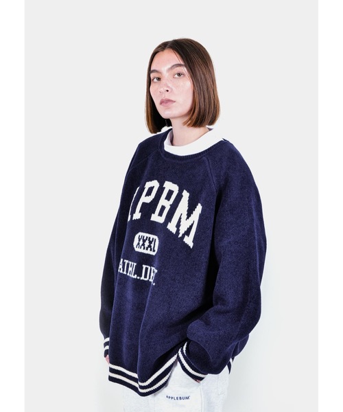 applebum ニットxl APPLEBUM（アップルバム） セーター ニット “APBM” Mall Knit Sweater
