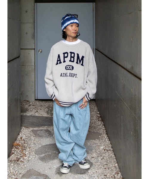 APPLEBUM（アップルバム） セーター ニット “APBM” Mall Knit Sweater