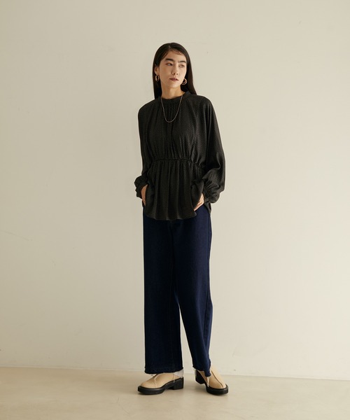 SALON adam et rope' 「SALON rope'」 長袖ブラウス FREE