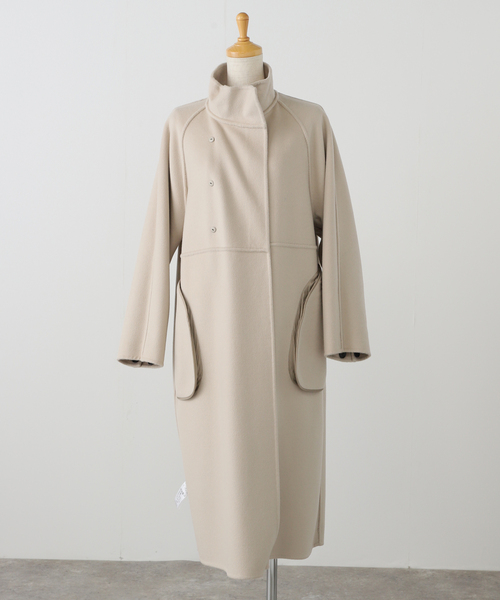 IENA（イエナ） コート アウター Super160スタンドコート レディース