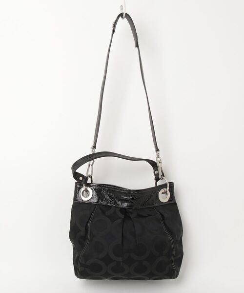 COACH　2WAYバッグ COACH 「COACH」 2WAYバッグ - ブラック レディース : ZOZOTOWN