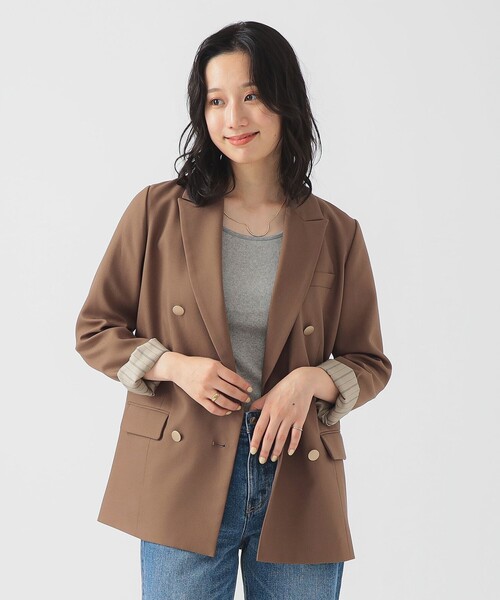 B：MING by BEAMS ジャケット テーラードジャケット ダブル