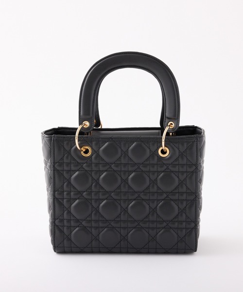 限定❤ 非売品 ❤ノ ブラック キルティングミニバッグ 早い者勝ち！ ヤーキ YAHKI ヴィーガンレザーキルティングトートバッグ （BLACK