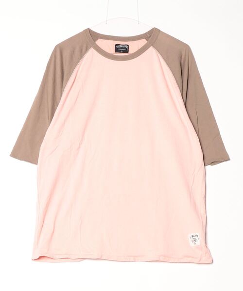 STUSSY 「STUSSY」 半袖Tシャツ L ピンク メンズ : ZOZOTOWN