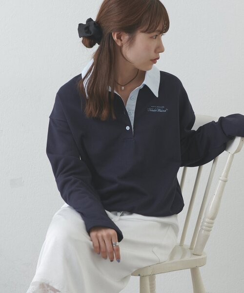 tシャツ 「umm.」ラガーシャツ レディース