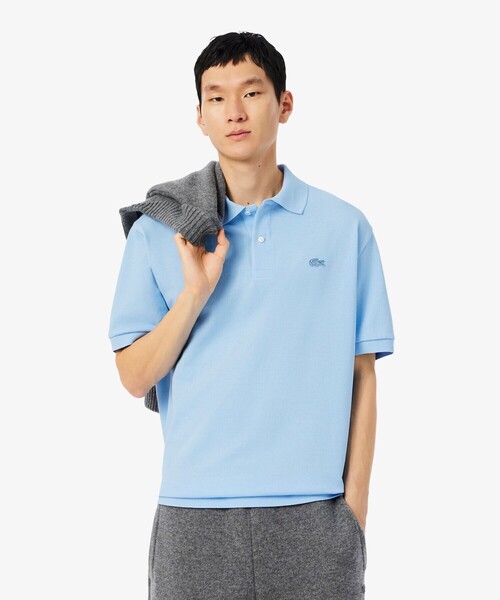 ふ*う様 LACOSTE ルーズフィット ポロシャツ セール】 ルーズフィット コットン ピケ ポロシャツ （ポロシャツ