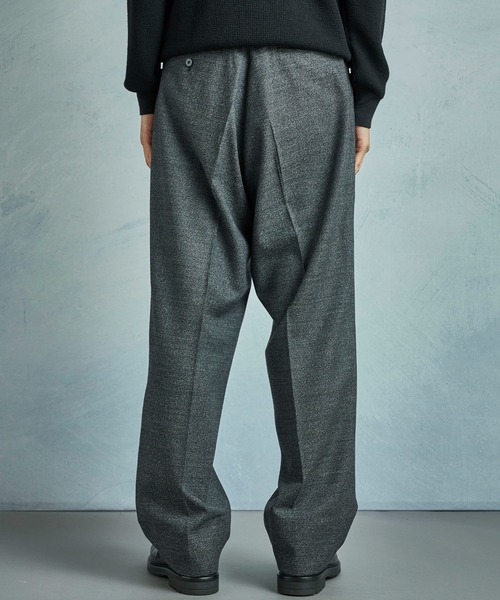 MEN'S BIGI（メンズビギ） スラックス メランジウール 2タック