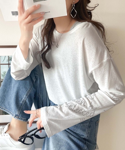 「classicalelf」 長袖カットソー SMALL グレー レディース