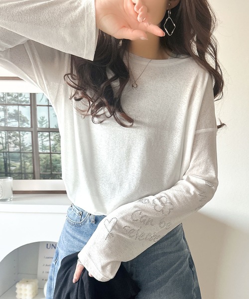 「classicalelf」 長袖カットソー SMALL グレー レディース