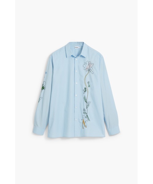 Desigual シャツ 刺繍入り長袖シャツ メンズ : ZOZOTOWN Yahoo