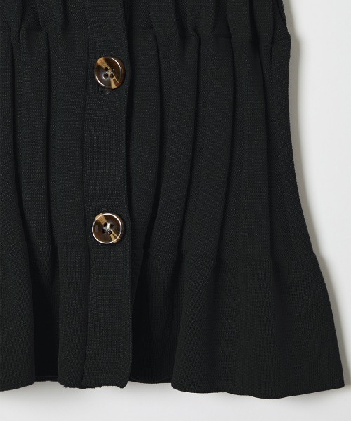 leinwande（ラインヴァンド） カーディガン Grid Rib Cardigan