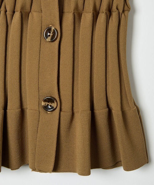 leinwande（ラインヴァンド） カーディガン Grid Rib Cardigan