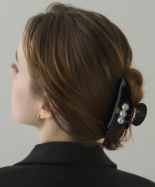 muku ヘアクリップ HAIR CLIP/TRIPLE PEARL : ZOZOTOWN Yahoo!店