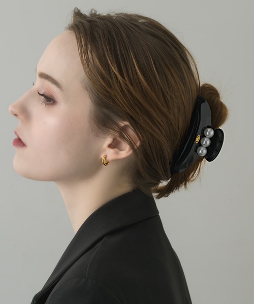 トリーバーチ　ブラウン プラスチック ヘアピン クリップ式 Amazon.co.jp: [トリーバーチ]バレッタ ロクサーヌ ヘアクリップ