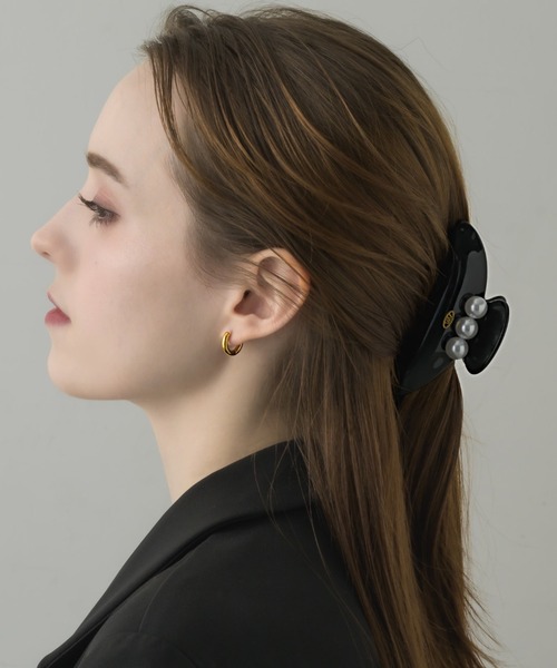 muku ヘアクリップ HAIR CLIP/TRIPLE PEARL : ZOZOTOWN Yahoo!店