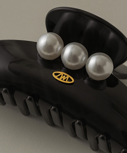 muku ヘアクリップ HAIR CLIP/TRIPLE PEARL : ZOZOTOWN Yahoo!店