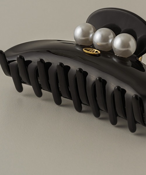 ヘアクリップ muku ヘアクリップ HAIR CLIP/TRIPLE PEARL : ZOZOTOWN Yahoo!店