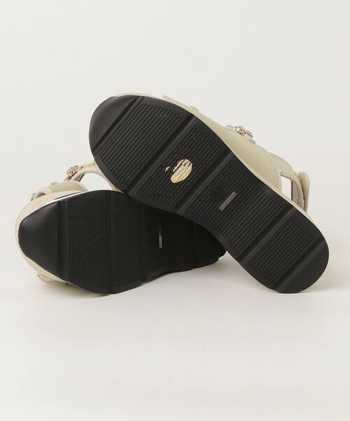 「enchanted」 フラットサンダル S ベージュ レディース_画像3