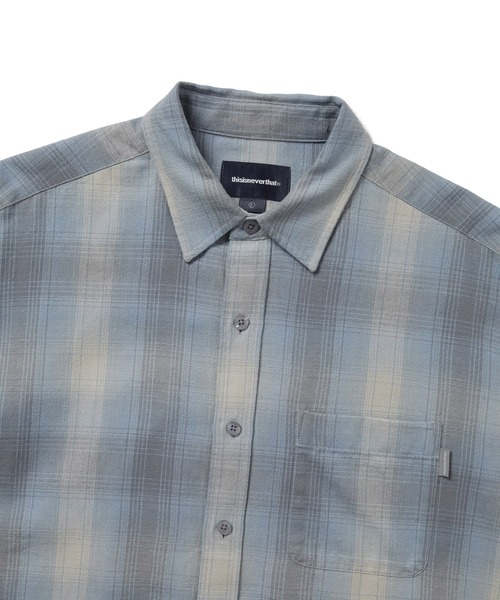 thisisneverthat（ディスイズネバーザット） シャツ Nep Shadow Check