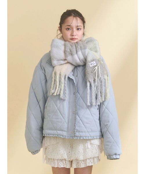 【キムタン】◯ANSERINE★0★レディース★ダウン★フリル★ merry jenny（メリージェニー） ダウンコート ダウンジャケット フリル
