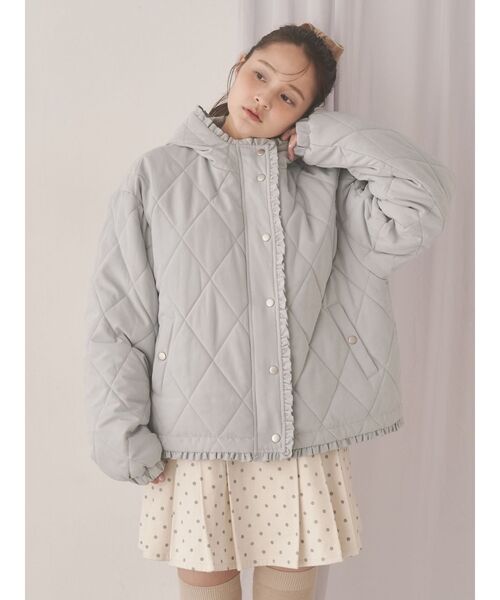 merry jenny（メリージェニー） ダウンコート ダウンジャケット フリル