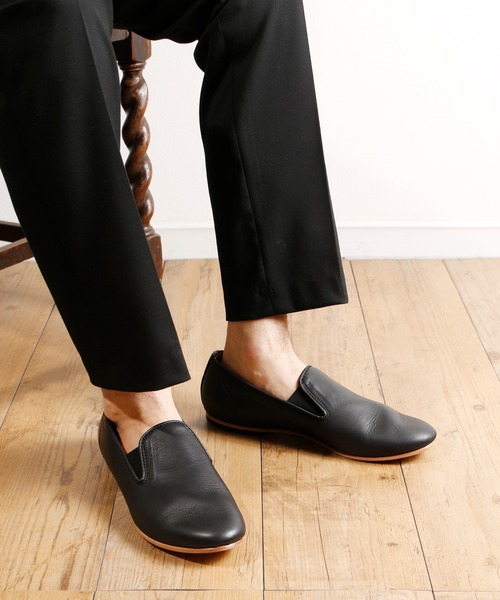PADRONE 黒革 ドレスシューズ And A（アンドエー） ビジネスシューズ PADRONE パドローネ / BL DERBY
