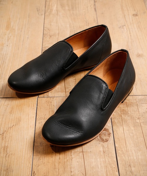 PADRONE 黒革 ドレスシューズ PADRONE】別注 DERBY STRAIGHT TIP SHOES/WATER PROOF PX7358-2016-14C