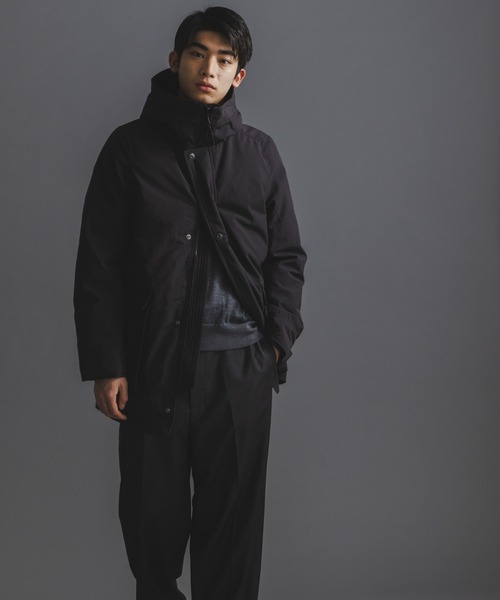 NANO universe（ナノ・ユニバース） ダウンジャケット S ブラック