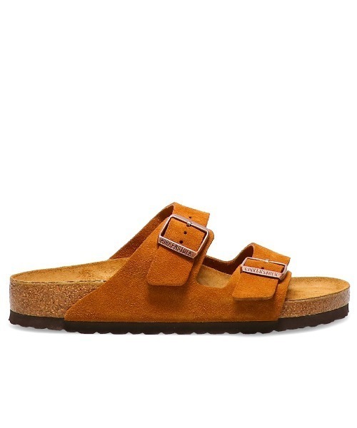 「BIRKENSTOCK」 サンダル 24.5cm ブラウン メンズの画像