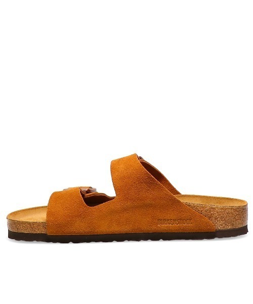 「BIRKENSTOCK」 サンダル 24.5cm ブラウン メンズの画像