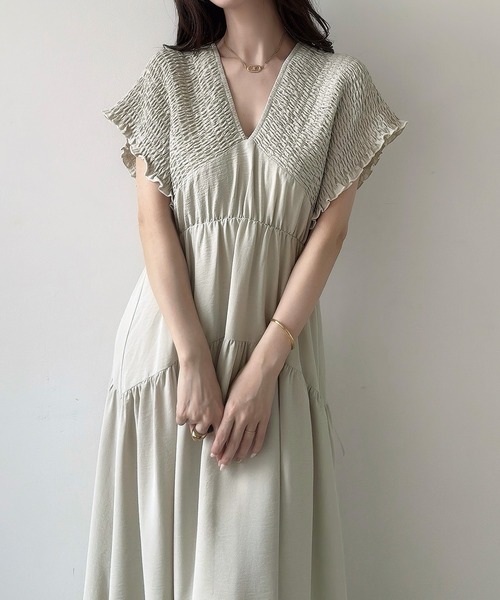 「Meiru」 ノースリーブワンピース MEDIUM ブラック レディース_画像8