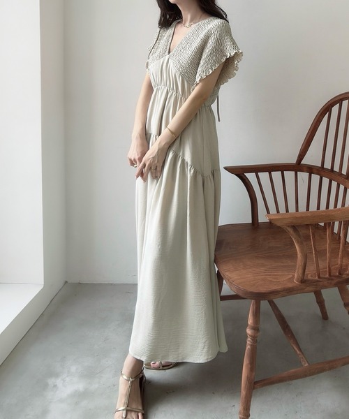 「Meiru」 ノースリーブワンピース MEDIUM ブラック レディース_画像9