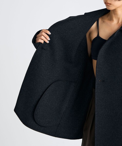 Edition（エディション） ピーコート pコート ウールカシミヤ ダブル