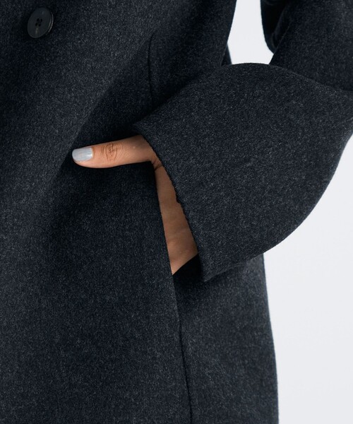 スピック&スパン ピーコート ウール カシミア ショートコート ブラック 黒 楽天市場】ショートコート（ブランドスピック＆スパン・素材（生地