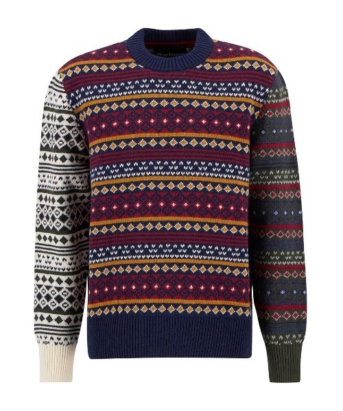 Barbour（バブアー） セーター ニット Fairisleパッチワークニット