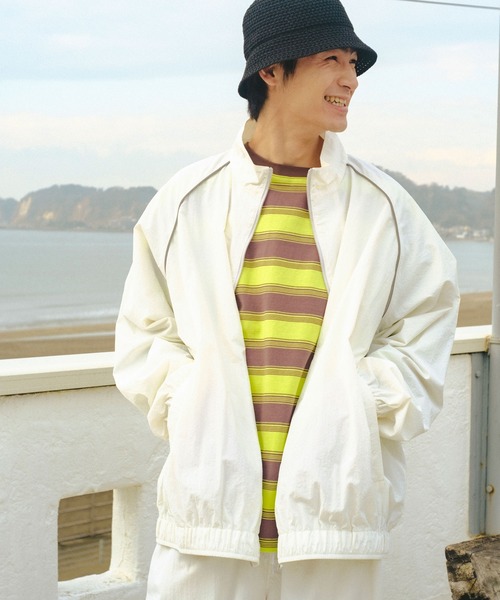 「WHIMSIC」 ナイロンブルゾン FREE ホワイト メンズ_画像5