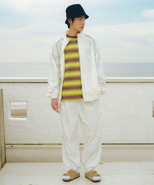 「WHIMSIC」 ナイロンブルゾン FREE ホワイト メンズ_画像6