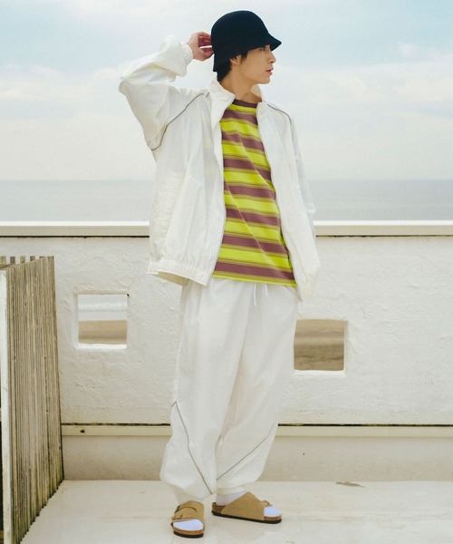 「WHIMSIC」 ナイロンブルゾン FREE ホワイト メンズ_画像7