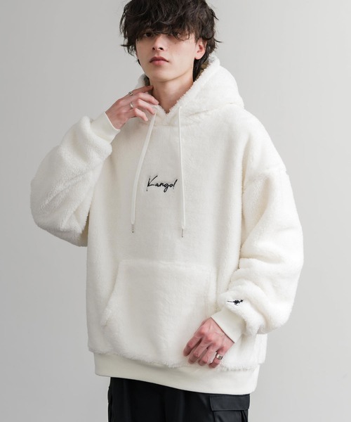 ☆美品☆Bristol フリースボアパーカー XL ホワイト F.C.Real Bristol（エフシーレアルブリストル） エフシーレアル