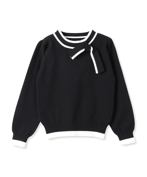 「QUEENS COURT」 長袖ニット M ブラック レディース_画像7